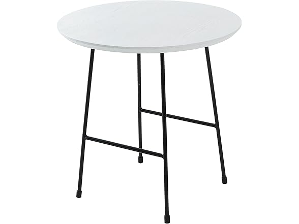LeisureMod Rossmore Round Side Table