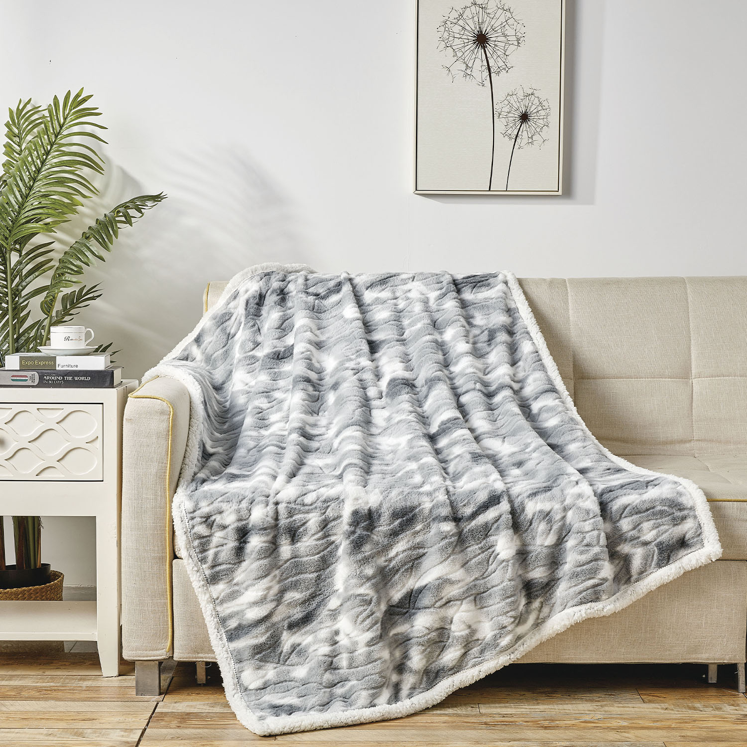 Luxury Home Alaska Micro Plush Throw - Gallery 10
