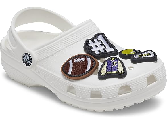 Crocs Jibbitz Football Varsity 5-Pack