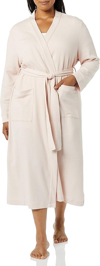 Amazon Essentials Womens Waffle Bath Robe - Gallery 12