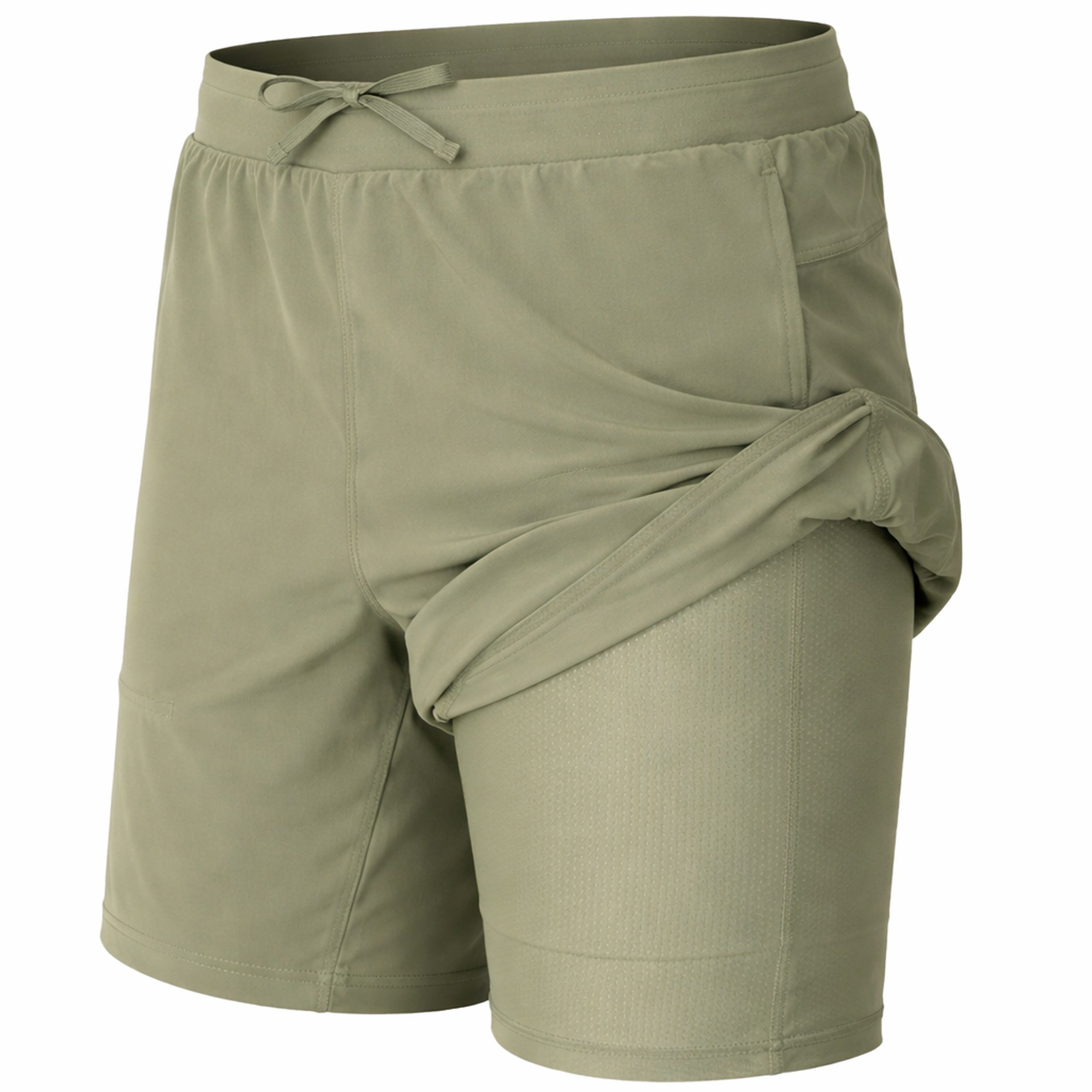 5Pk Mens 2-in-1 Quick Dry Active Shorts - Gallery 22