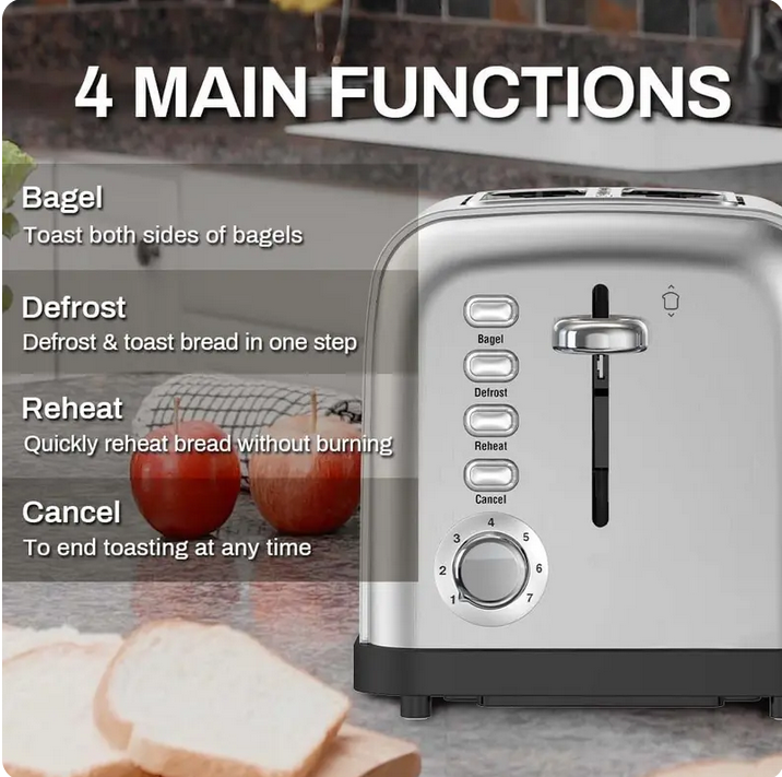 Cook N Repeat Extra-Wide 2-Slice Toaster - Gallery 9