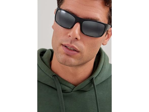 Maui Jim Polarized Men's and Women's Peahi Wrap Sunglasses