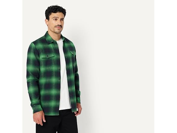Amazon Essentials Men Slim-Fit Flannel Down Shirts