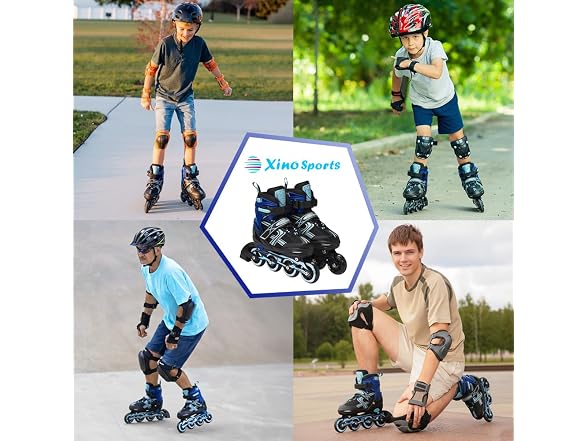 Xino Sports Kids' Adjustable Inline Skates