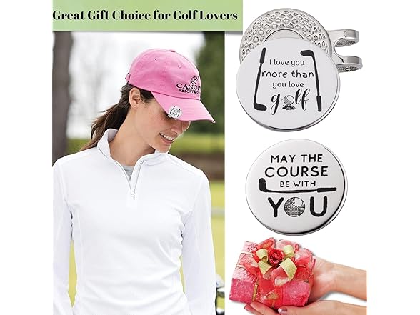 Magnetic Hat Clip Golf Ball Marker