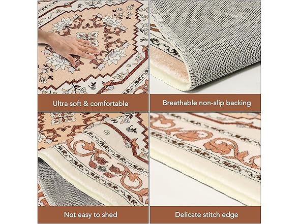 ROTTOGOON Vintage Hallway Runner Rug 2x6