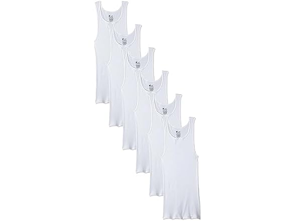 Hanes Mens Tagless ComfortSoft White