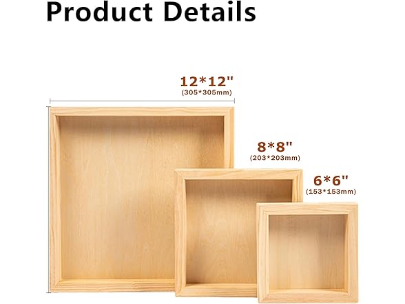 DJAR Wood Canvas Panels