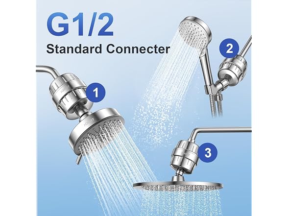 25 Stages Shower Filter with 3 Cores
