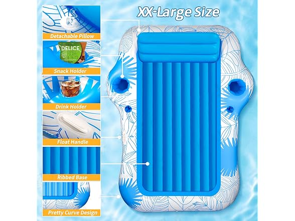 JIANYHW Inflatable Float lounge