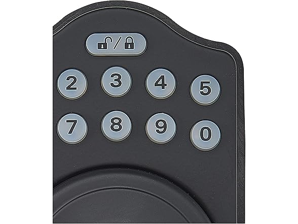 Amazon Basics Electronic Keypad, Matte Black