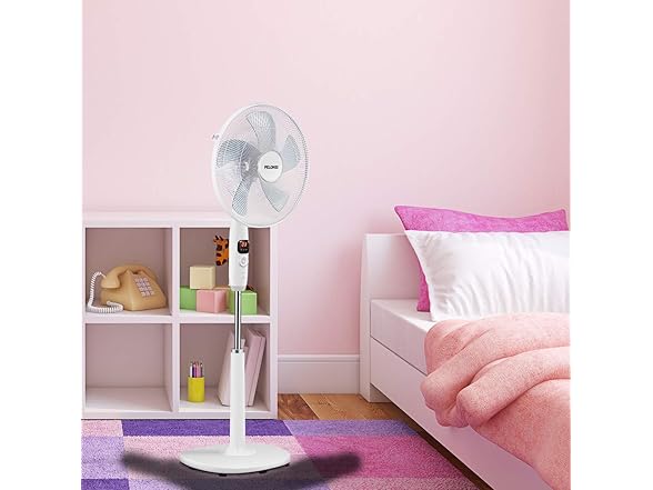 PELONIS 16" Pedestal Fan w/Remote