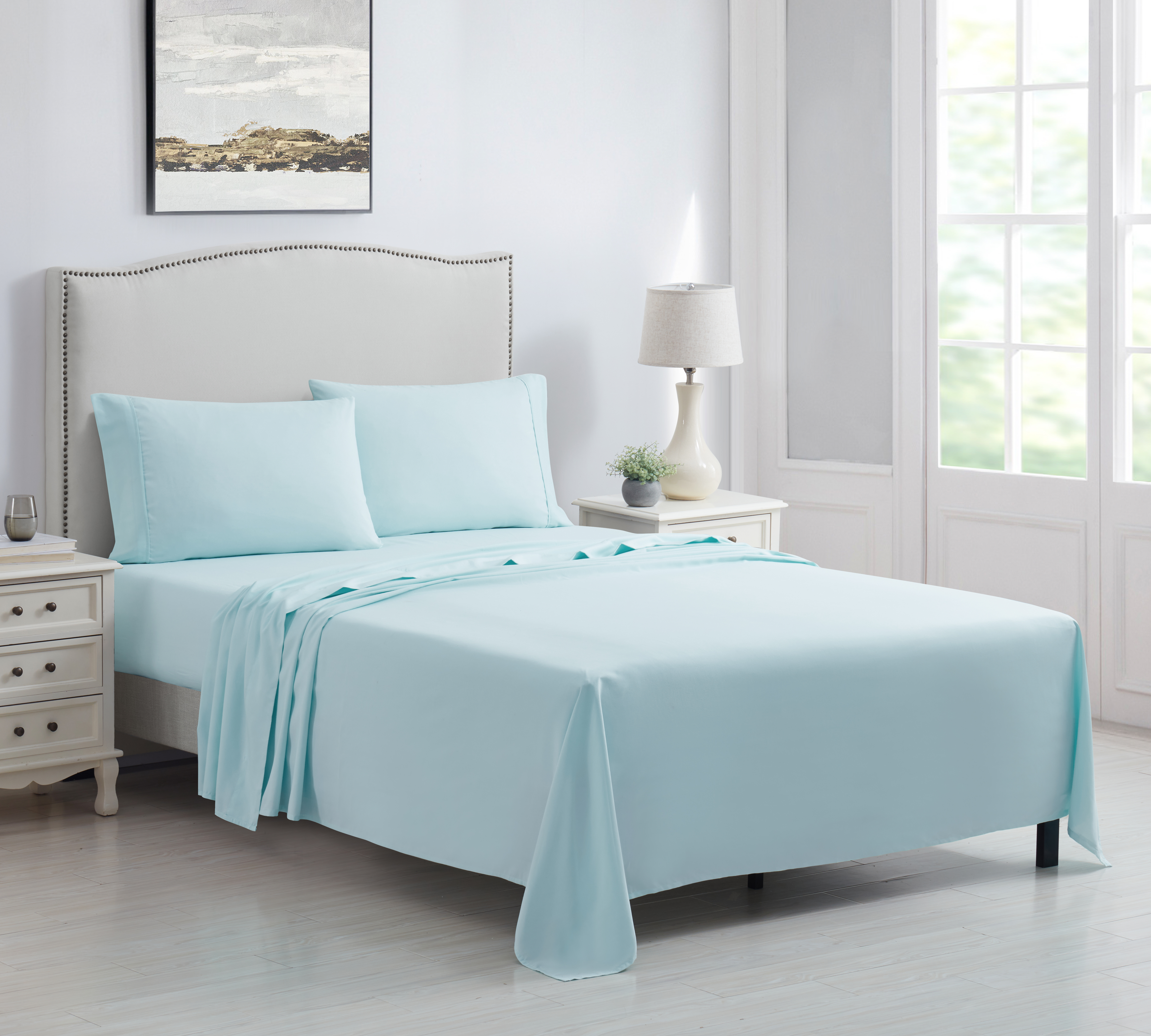 Kathy Ireland 4-PC Microfiber Sheet Set - Gallery 20