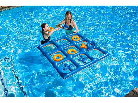 Poolmaster Giant Floating Tic Tac Toe Game