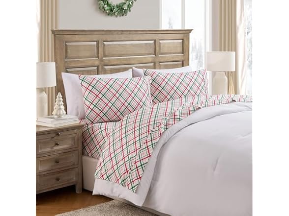 Joy to the World Plaid Multi