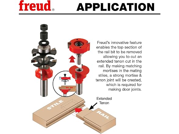 Freud 99-760 Rail and Stile Bit Set