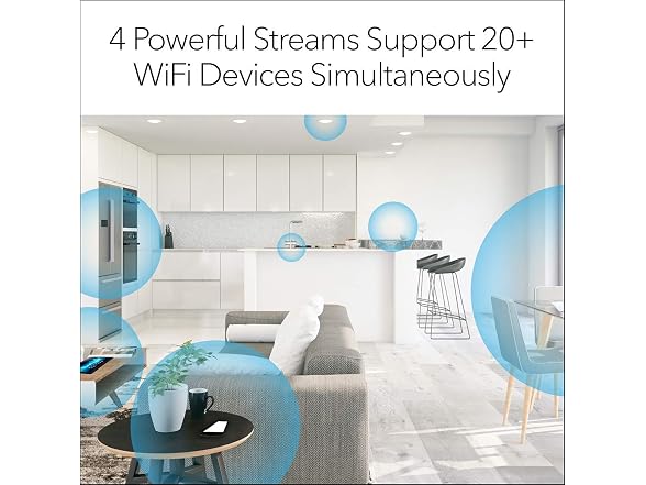 Netgear EAX15-100NAR NETGEAR AX1800 Dual-band WiFi