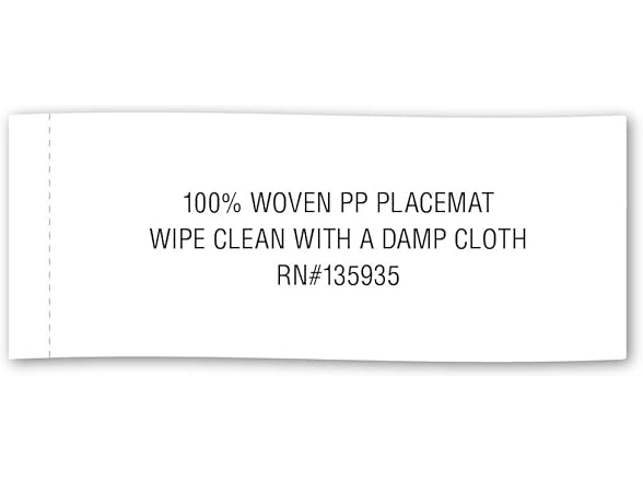 DII Classic Woven Placemat 6Pc Set, Lime