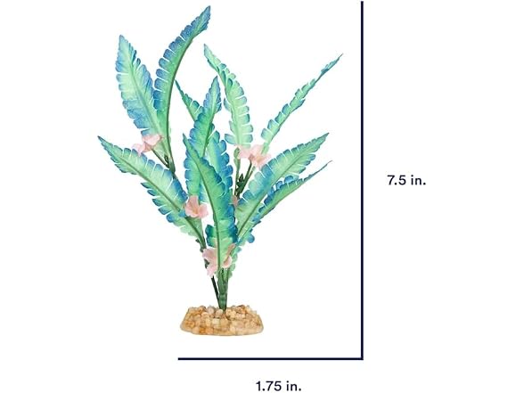 imagitarium Aqua Bloom Silk Aquarium Plant S