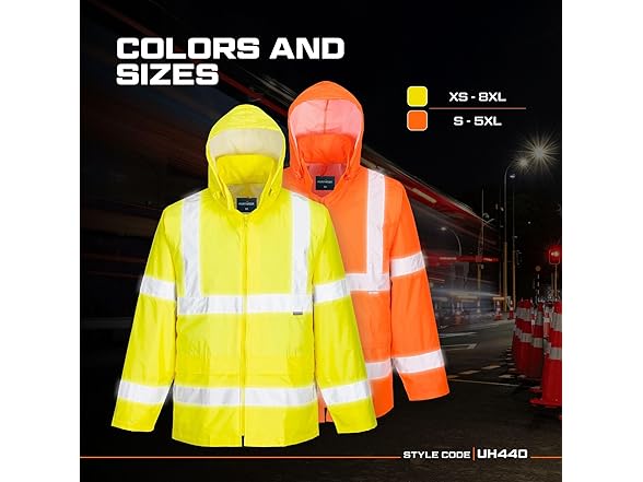 Portwest Hi-Vis Rain Jacket Viz Insulat
