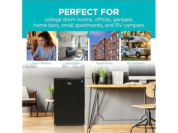 BLACK+DECKER 4.3 Cu. Ft. Compact Refrigerator