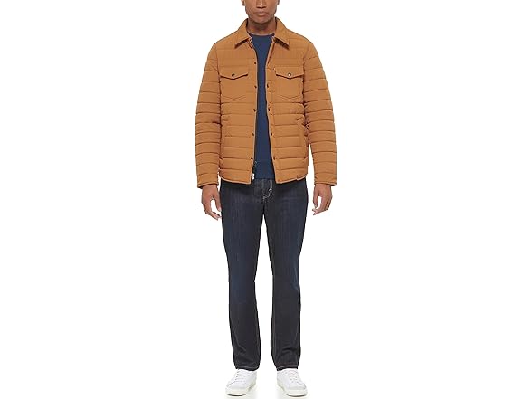 Levis Mens Quilted Stretch Bomber