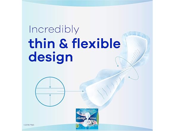 Always Infinity Size 2 Pads w/Wings 2Pk