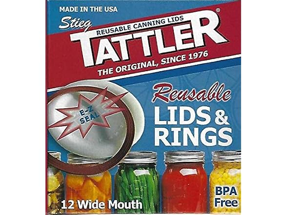 Authentic Tattler E-Z Seal Reusable Canning Lids