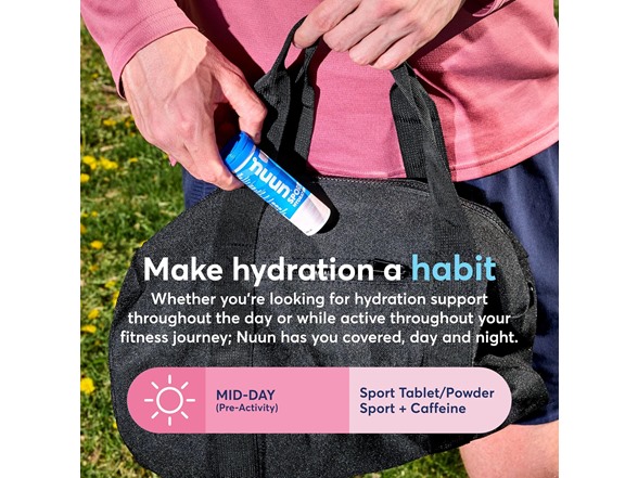 10-PK Nuun Sport Electrolyte Tabs, Strawberry Lemonade