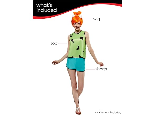 Pebbles Flintstone Costume (L)