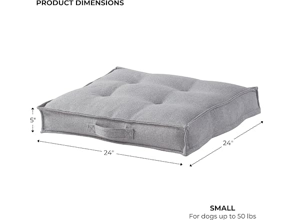 Indoor Dog Bed with Removable Washable Cover