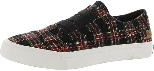Blowfish Marley Women's Shoes Black Scottish Plaid Size 7.5