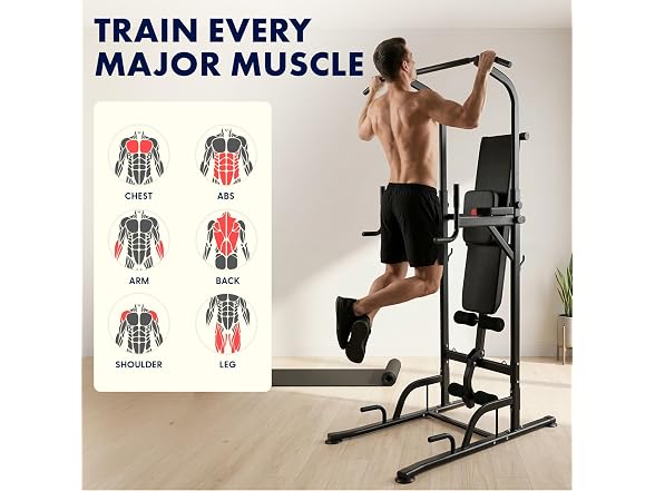 SQUATZ Pull-Up Dip Station