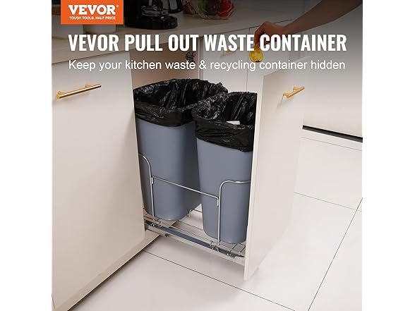 VEVOR Pull-Out Trash Can