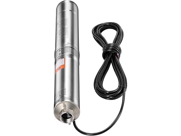 VEVOR Deep Well Submersible Pump, 1 HP