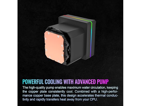 Thermaltake TH360-S V3 ARGB CPU Liquid Cooler