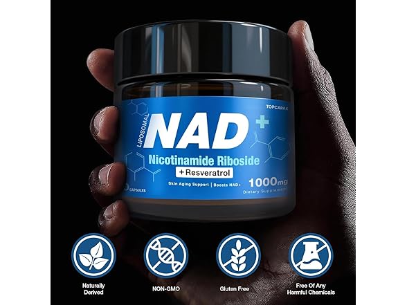 TOPCAPAK NAD Supplement 80 Capsules