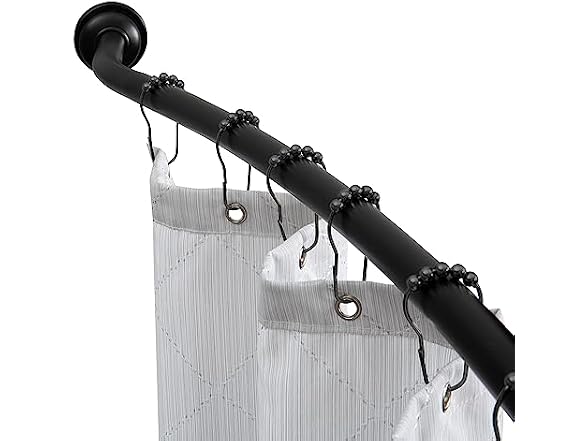 Bath Bliss Curved Shower Rod | Adjustable 42"