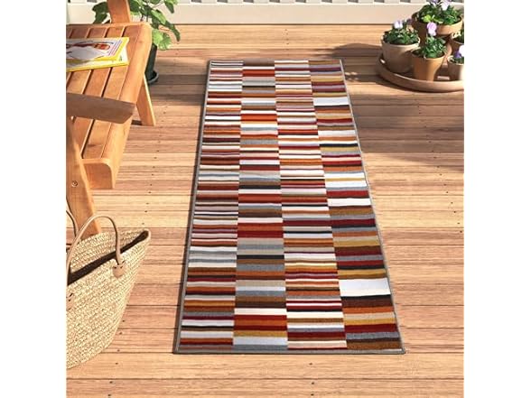 Superior Indoor Outdoor Non-Slip Rug Arden Collection