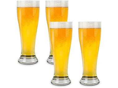 $17.99, Was $53.99, 66% Off! Nucleated Pilsner Glasses 16oz 8-Pack dealfomo