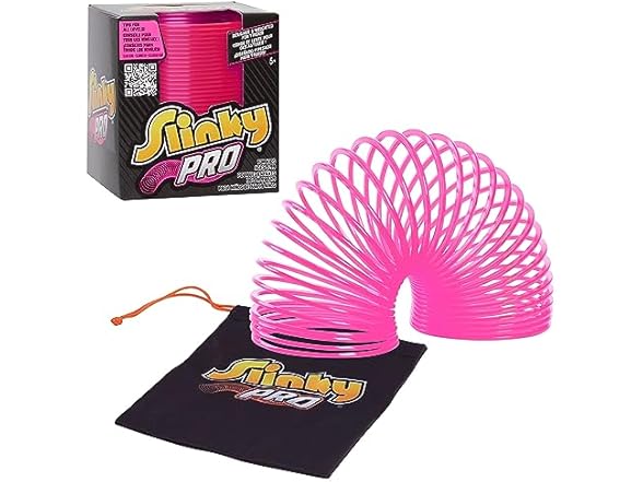 Slinky Pro Pink Spring Fidget Toy