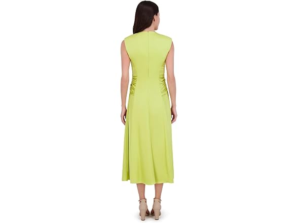 Vince Camuto Women Cap Sleeve U-neck Pear Dress