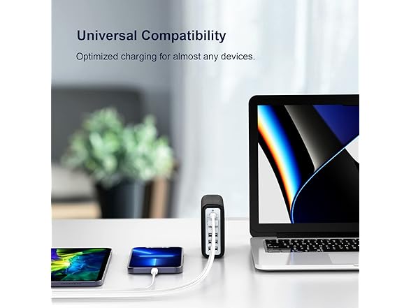 YCYD-LTC 6-Ports 100W USB-C Charging Station
