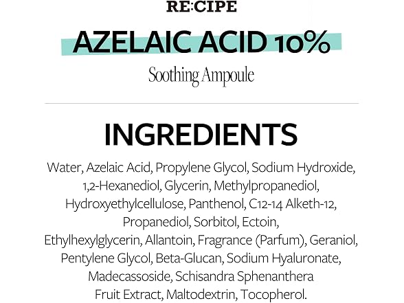 RECIPE Azelaic Acid 10 Soothing Ampoule -