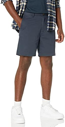 Amazon Essentials Men's Slim-Fit 7" Chino Short, Navy, 30