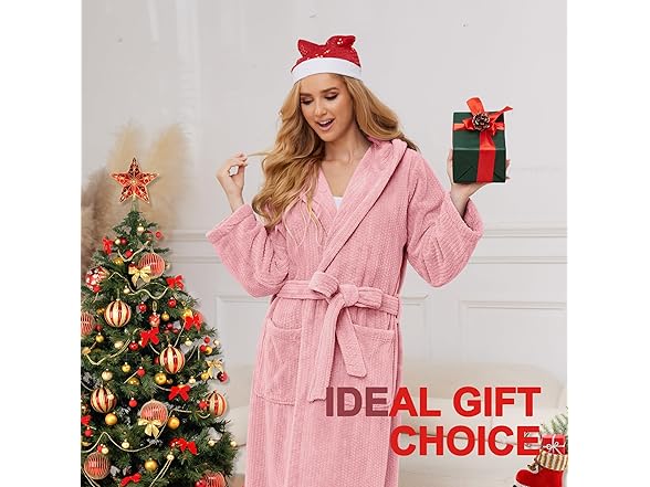 PJGGZ Hooded Bathrobe for Women