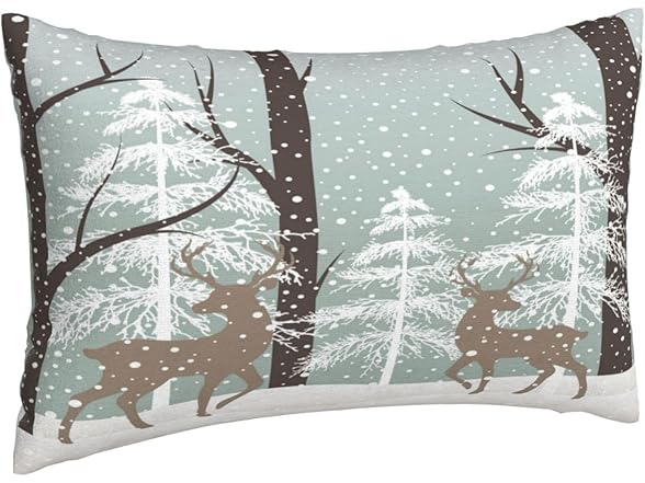 AGAYNA Winter Pillow Covers