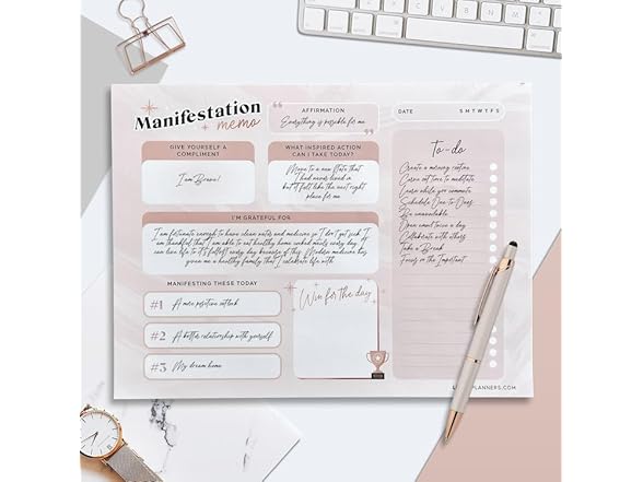 Lovet Planners Daily Memo Pad