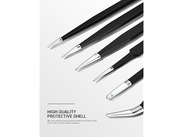 JASTIND 6-Pieces Tweezers